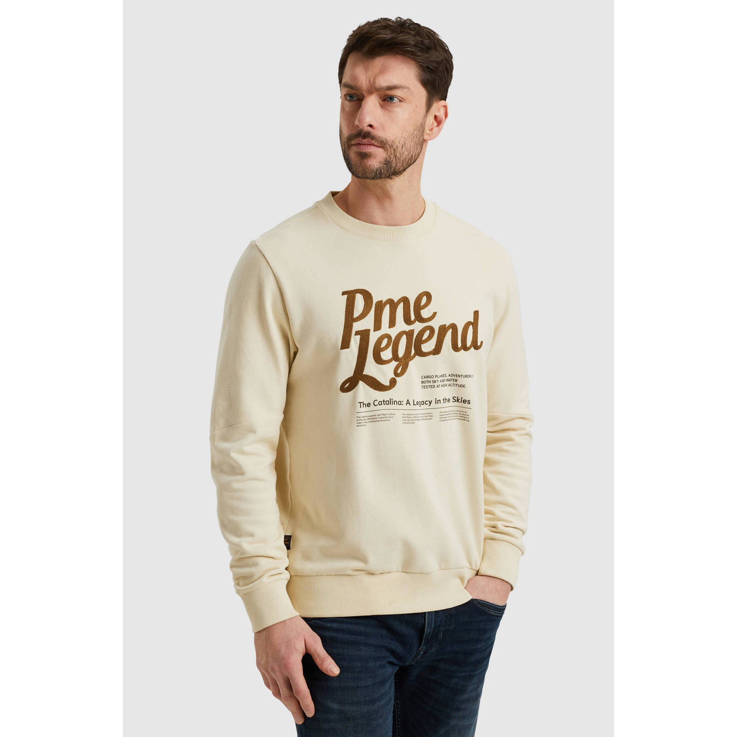 PME Legend sweater ecru