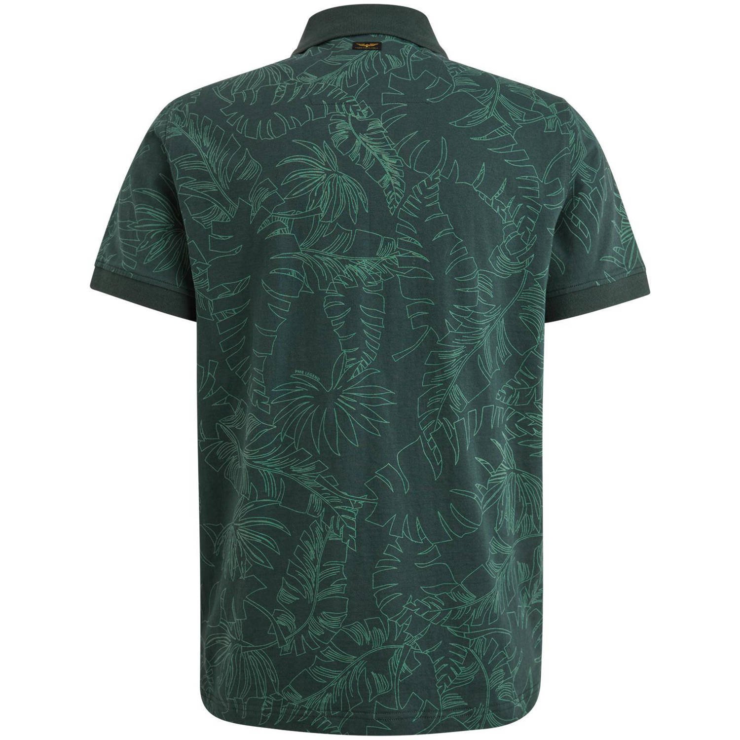 PME Legend regular polo donkergroen