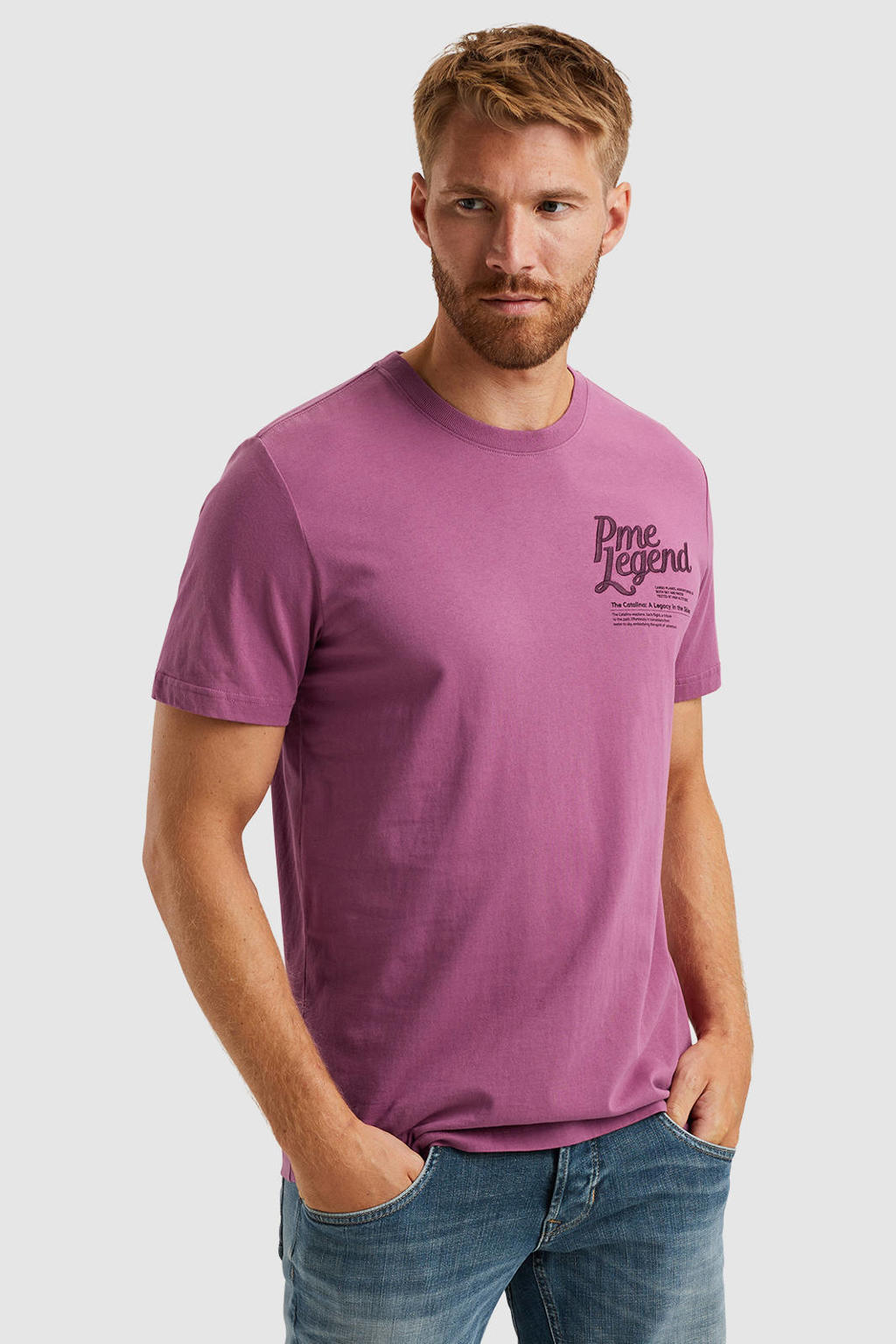 PME Legend T-shirt roze