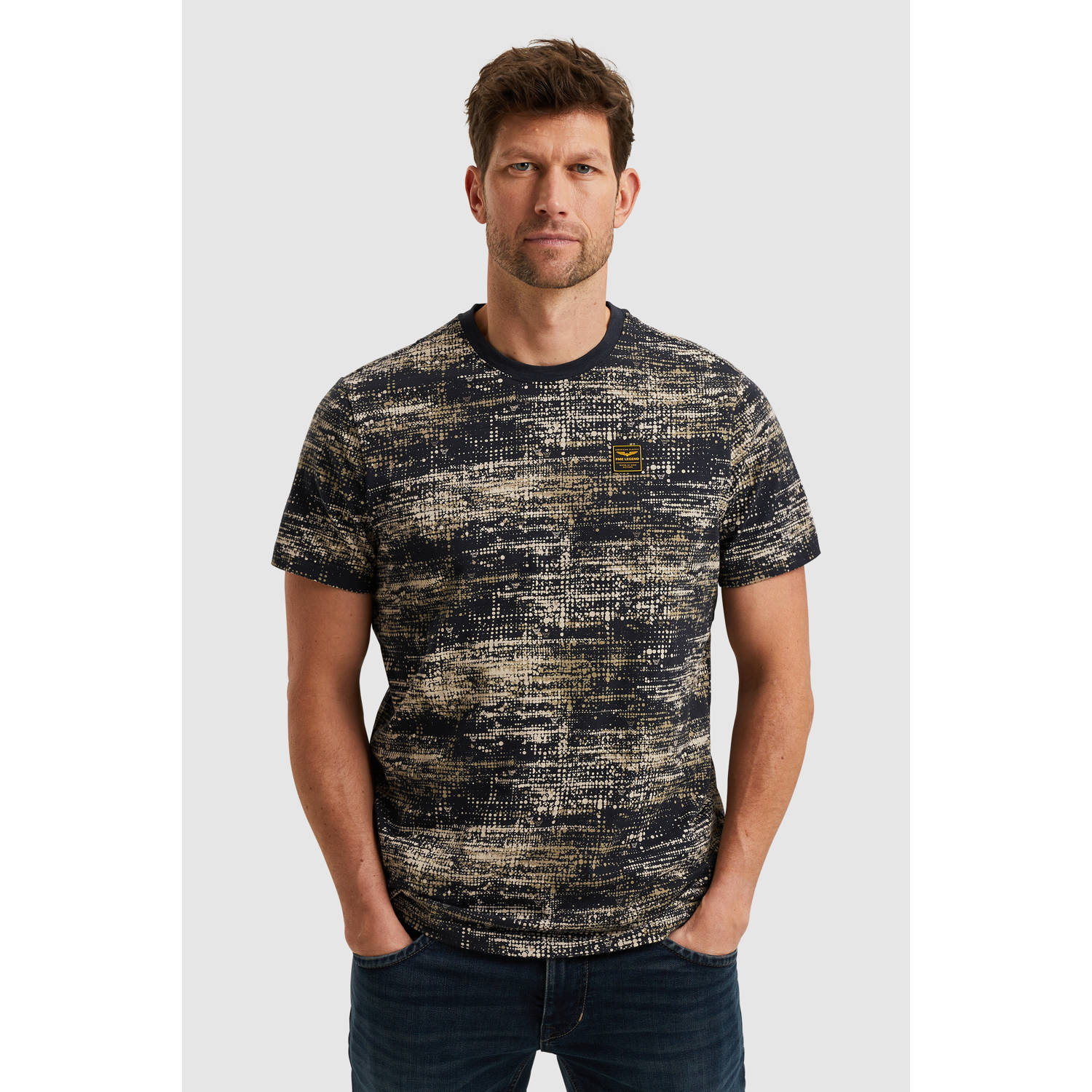 PME LEGEND T-shirt met allover print