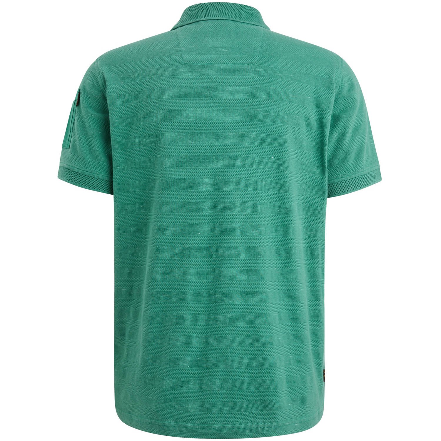 PME Legend regular polo gebreid groen