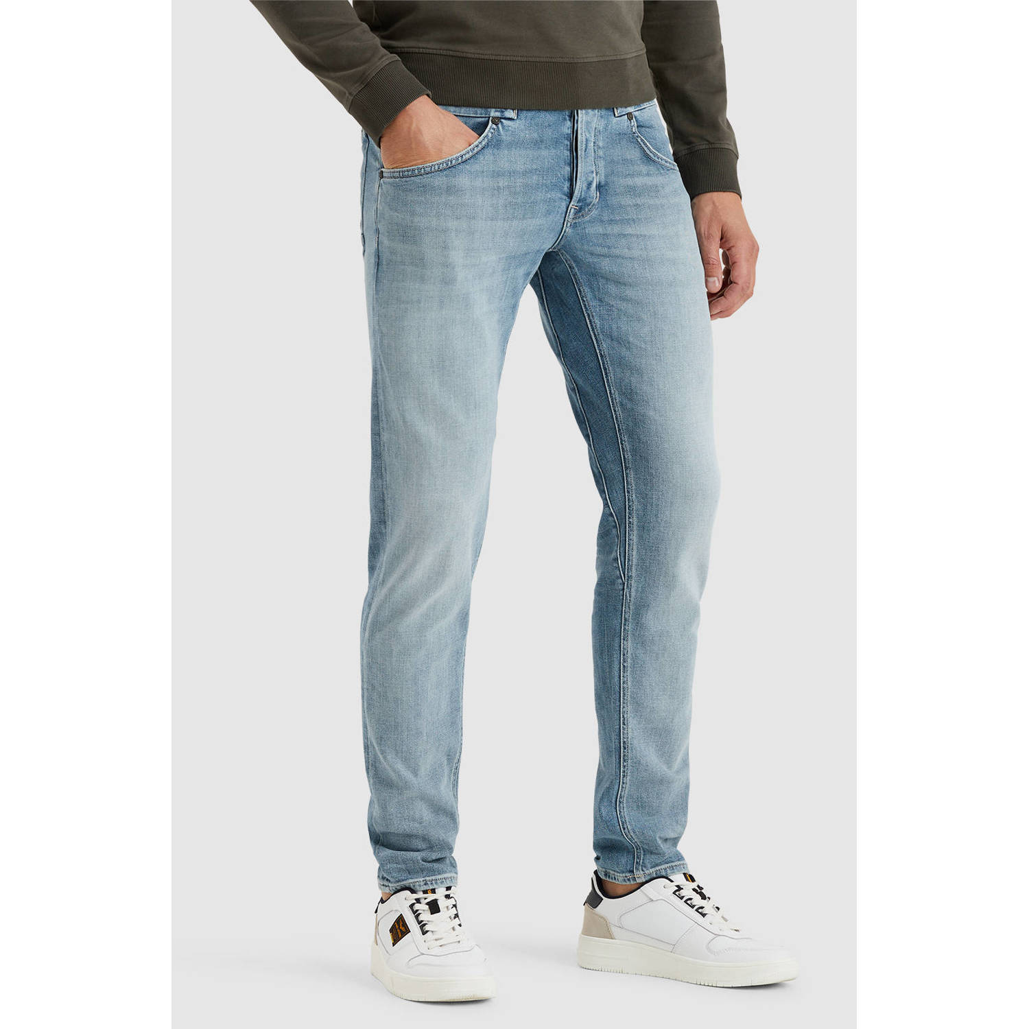 PME Legend CARIOR tapered jeans mid blue denim