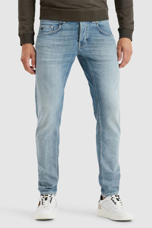 CARIOR tapered jeans mid blue denim