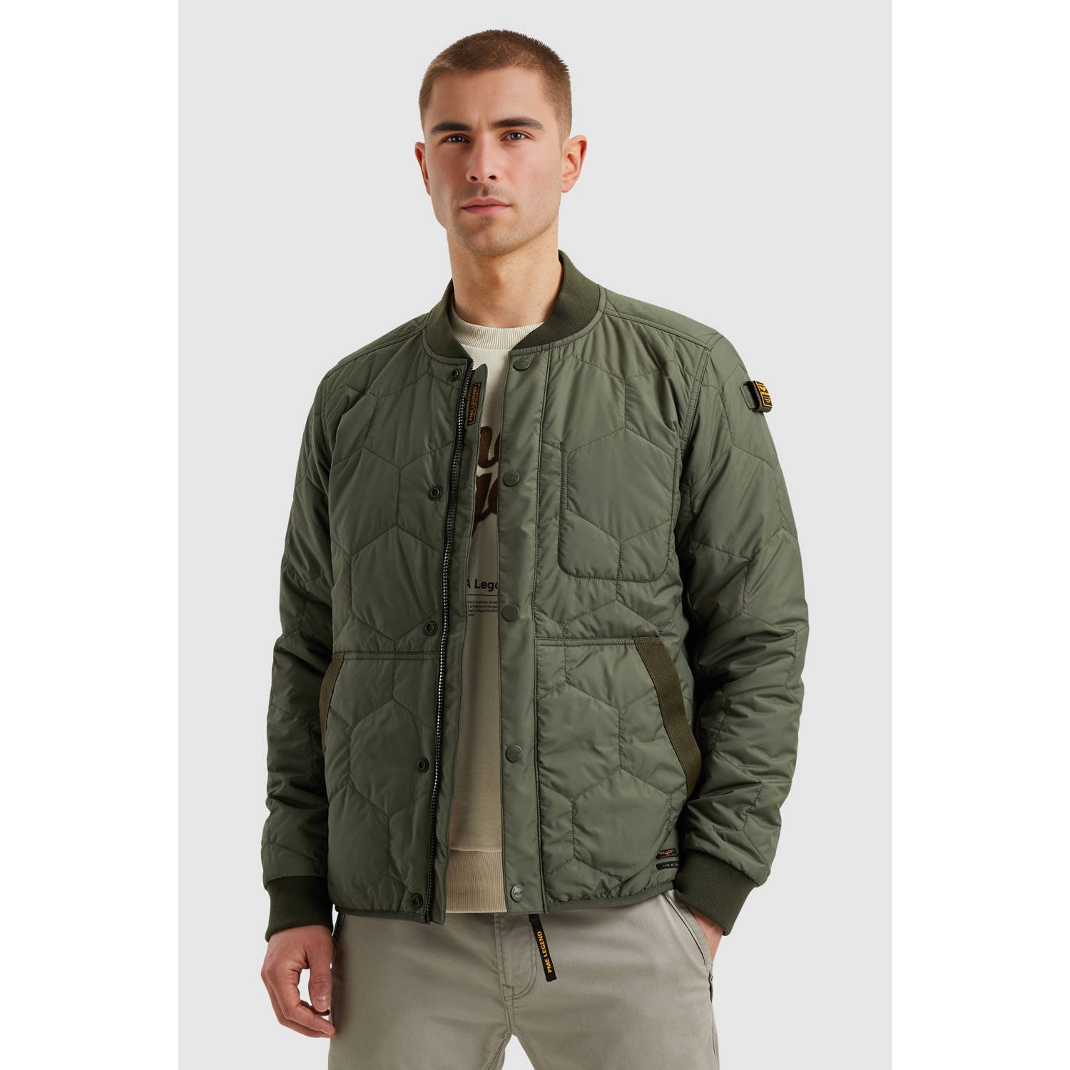 PME Legend Flyglicer Kort Jack met Lire Rib Green Heren