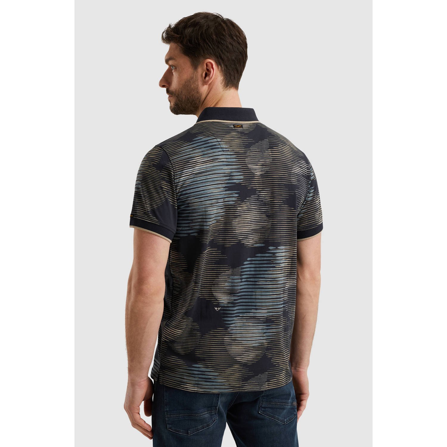 PME Legend regular polo donkerblauw