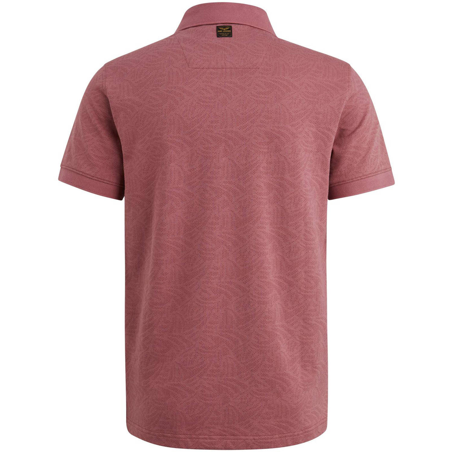 PME Legend regular polo gebreid roze