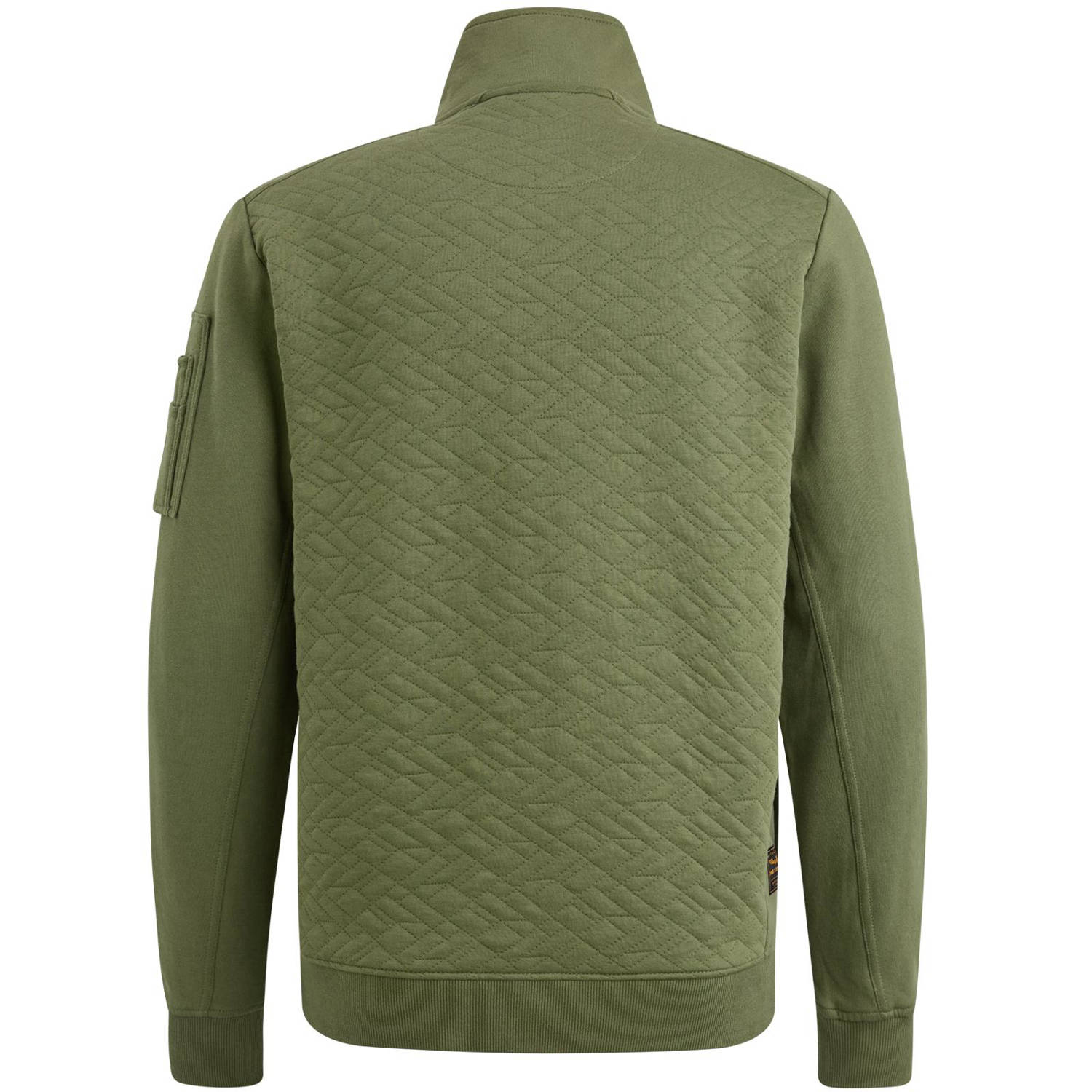 PME Legend sweatvest met textuur donkergroen