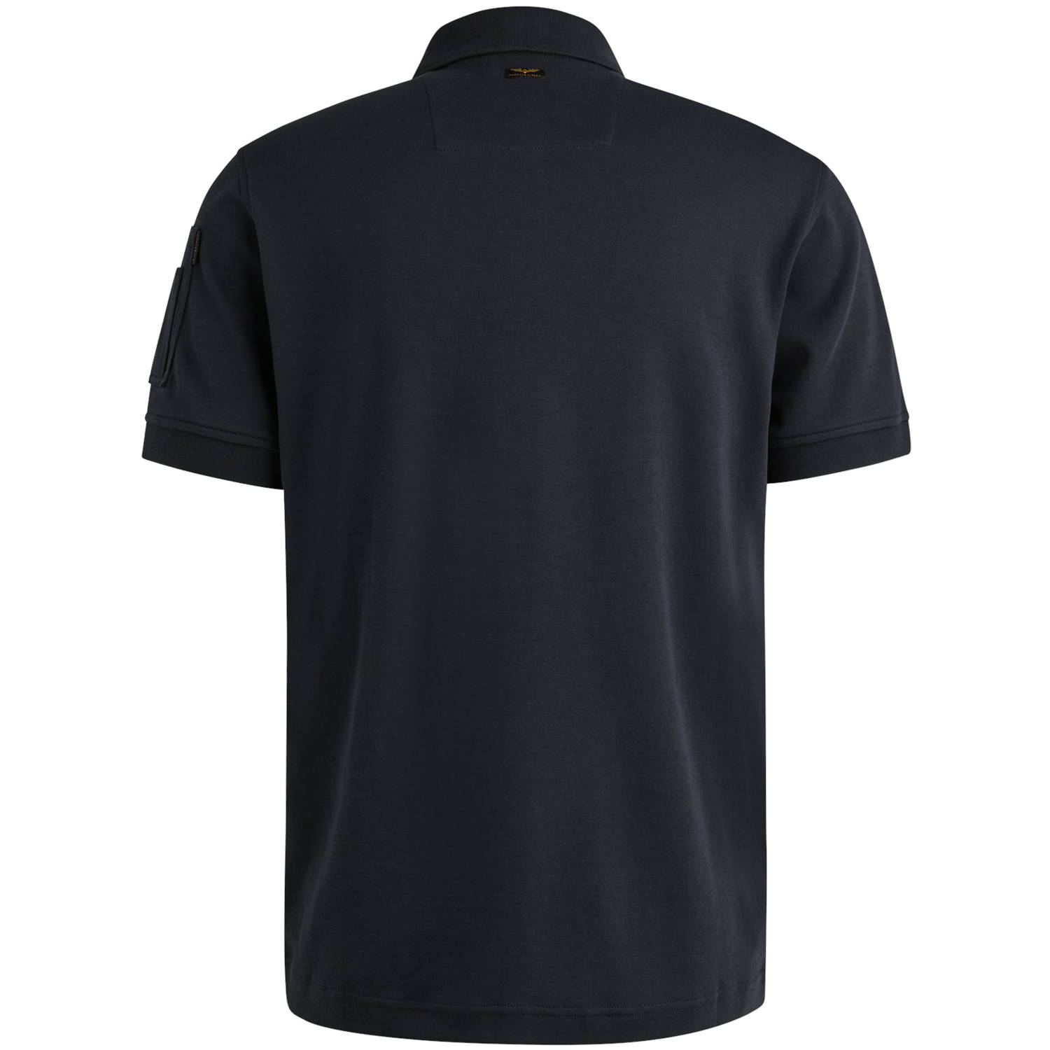 PME Legend regular polo gebreid donkerblauw