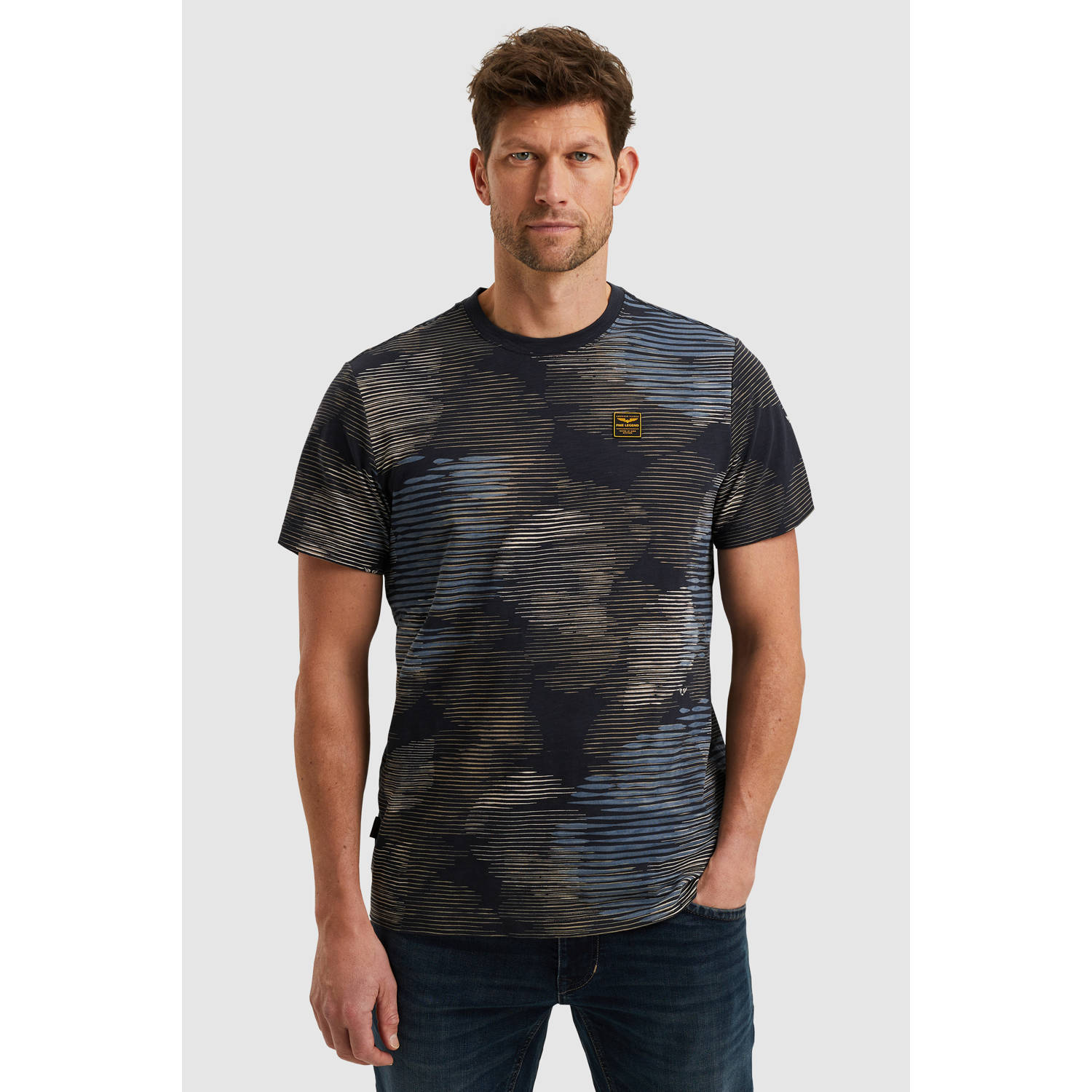 PME LEGEND T-shirt met allover print