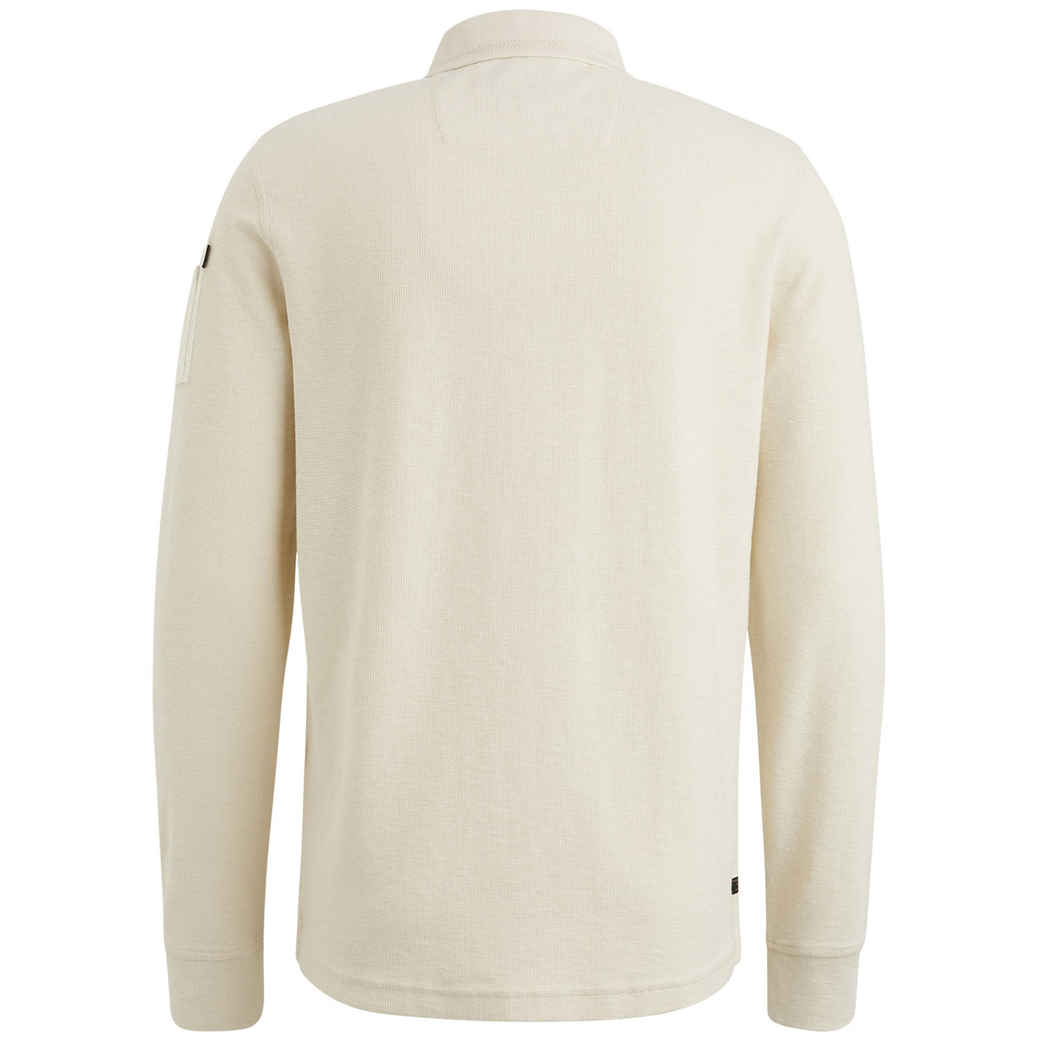PME Legend polo gebreid ecru