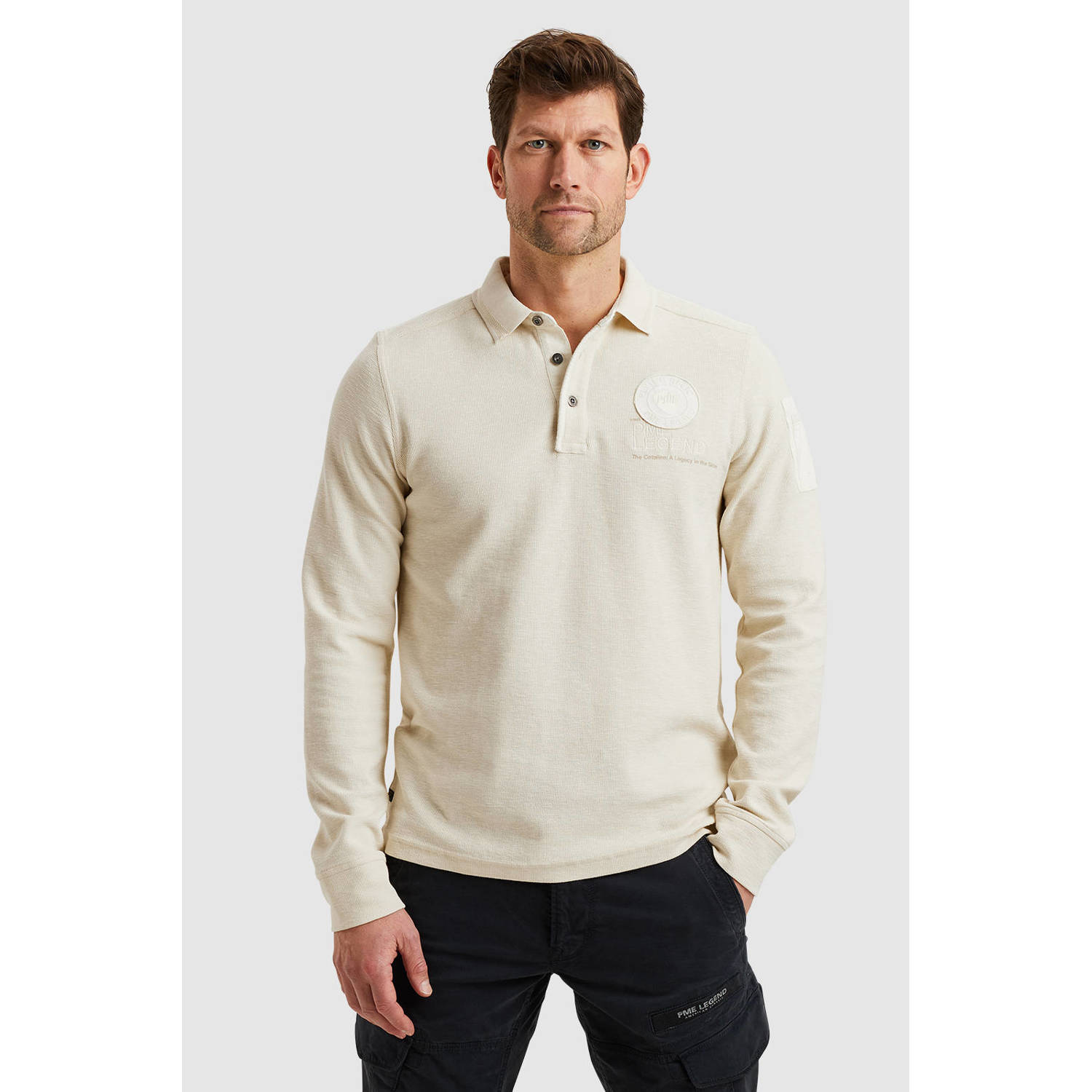 PME LEGEND Polo met lange mouwen