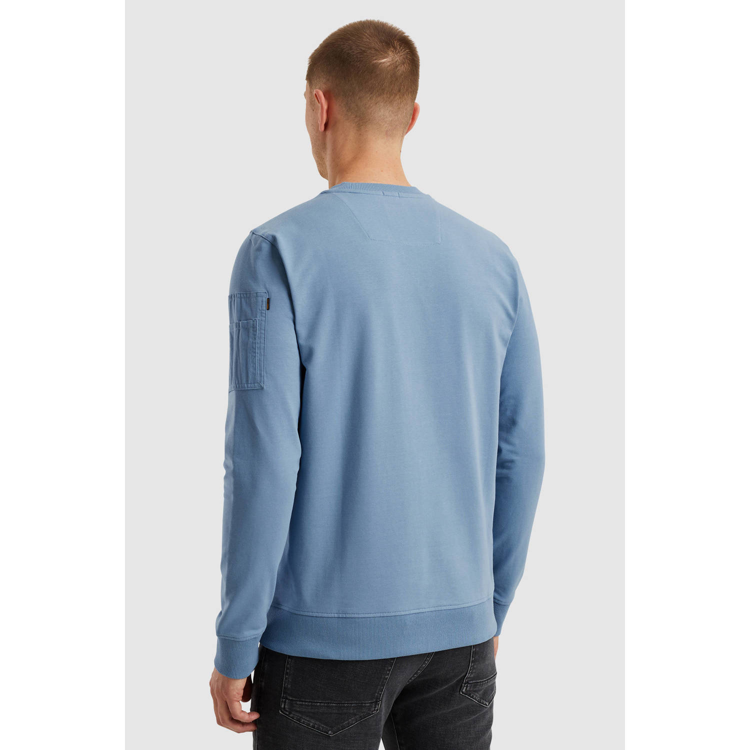 PME Legend sweater lichtblauw