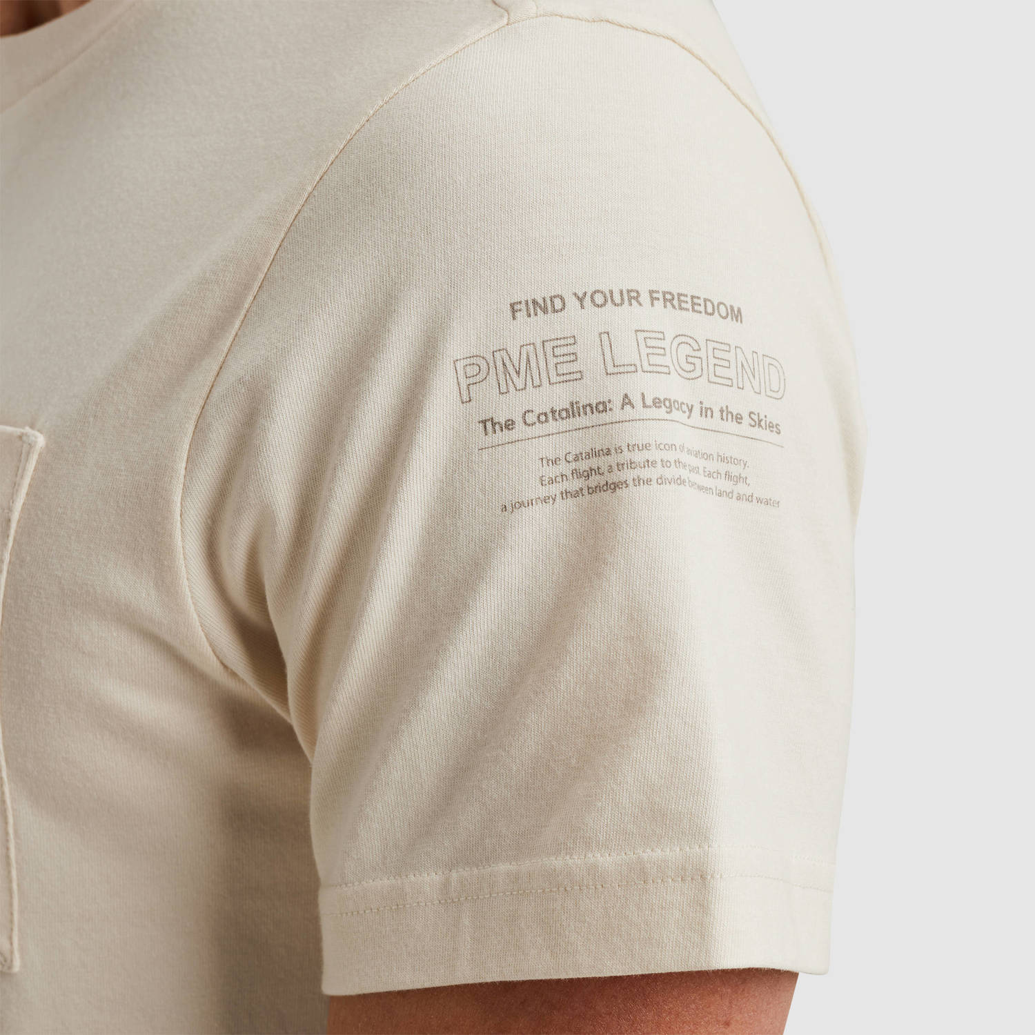 PME Legend T-shirt ecru