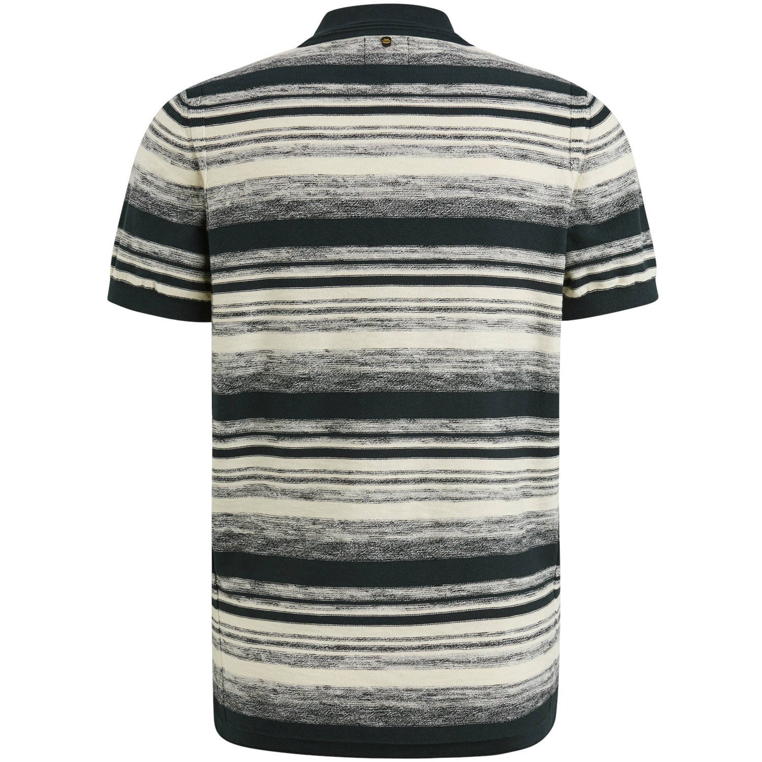 PME Legend regular polo gebreid donkerblauw