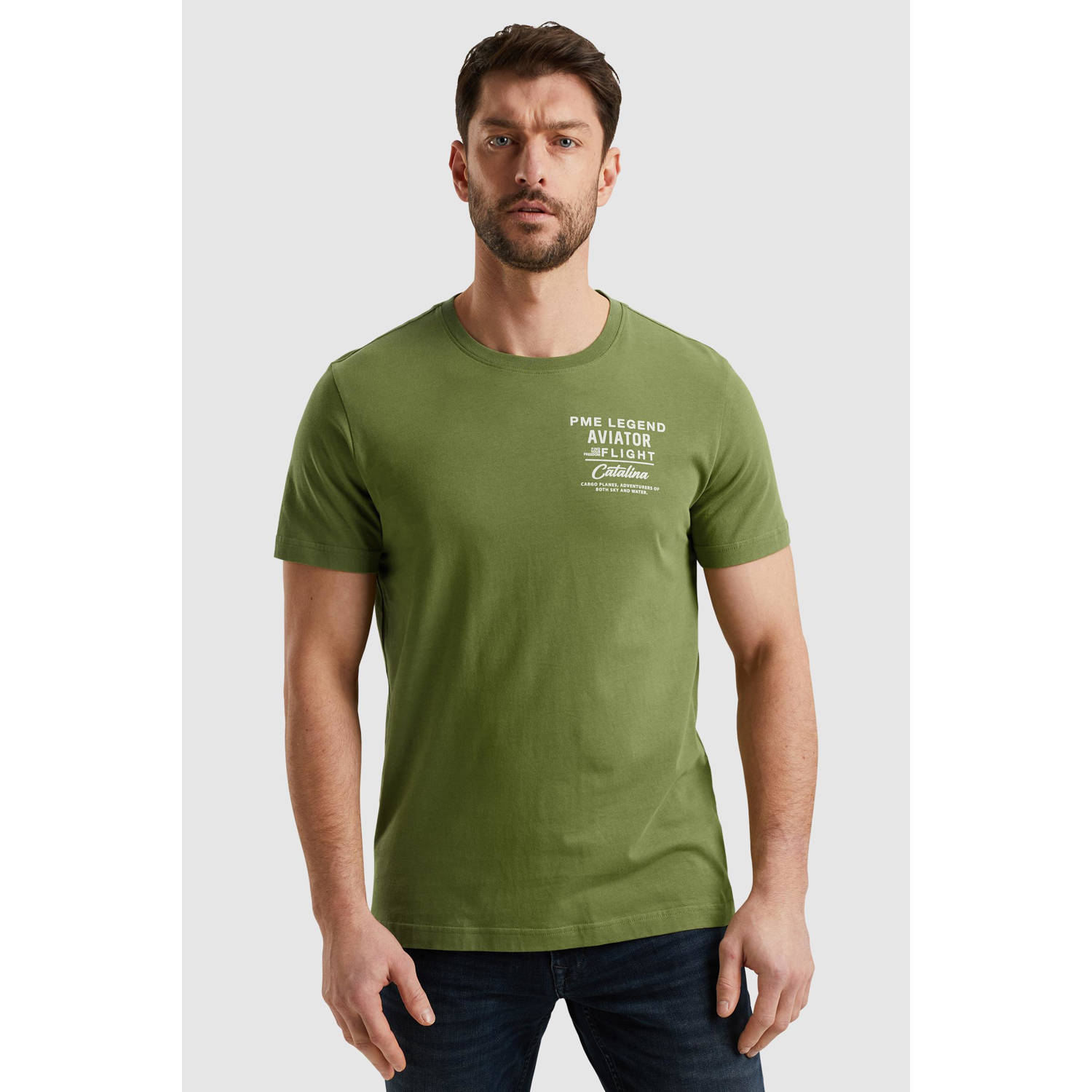 PME LEGEND T-shirt met backprint