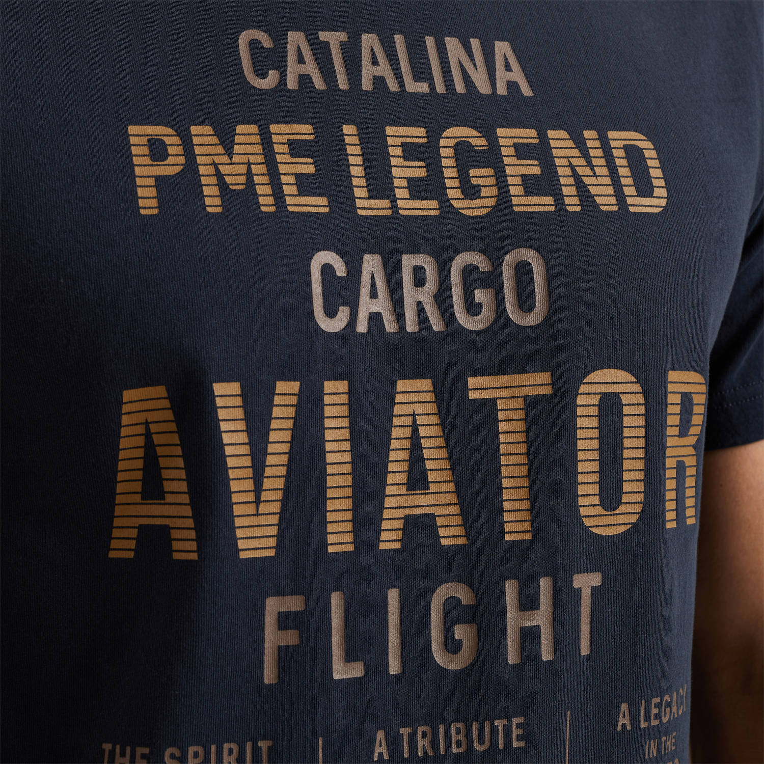 PME Legend T-shirt donkerblauw
