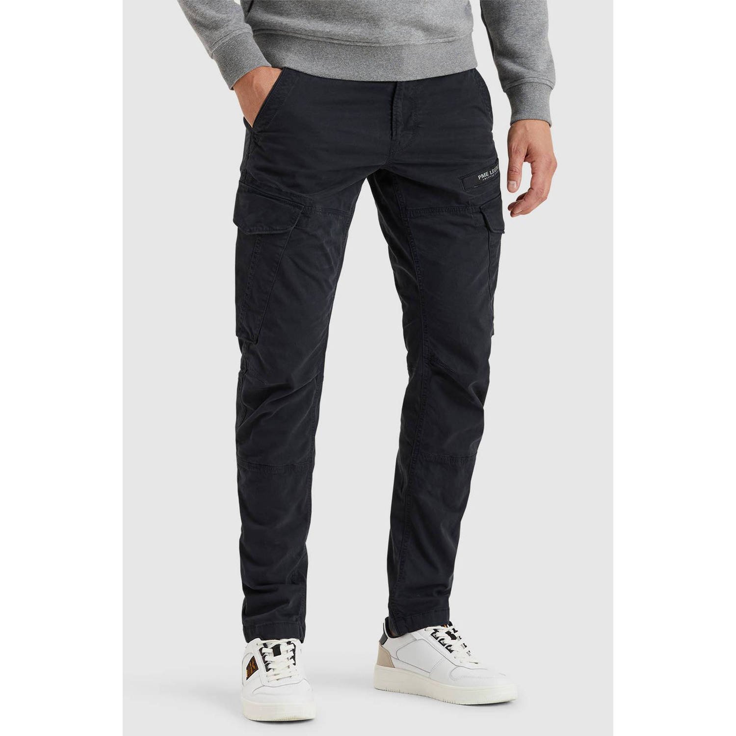 PME Legend tapered cargobroek NORDROP donkerblauw