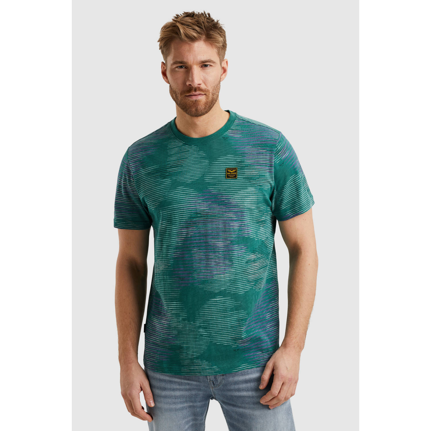 PME LEGEND T-shirt met allover print