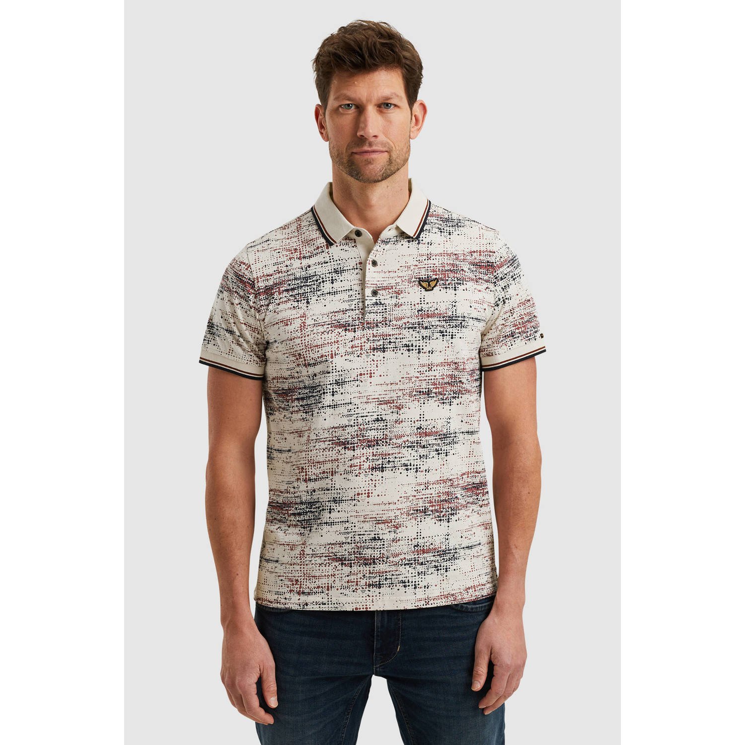 PME LEGEND Polo met allover print