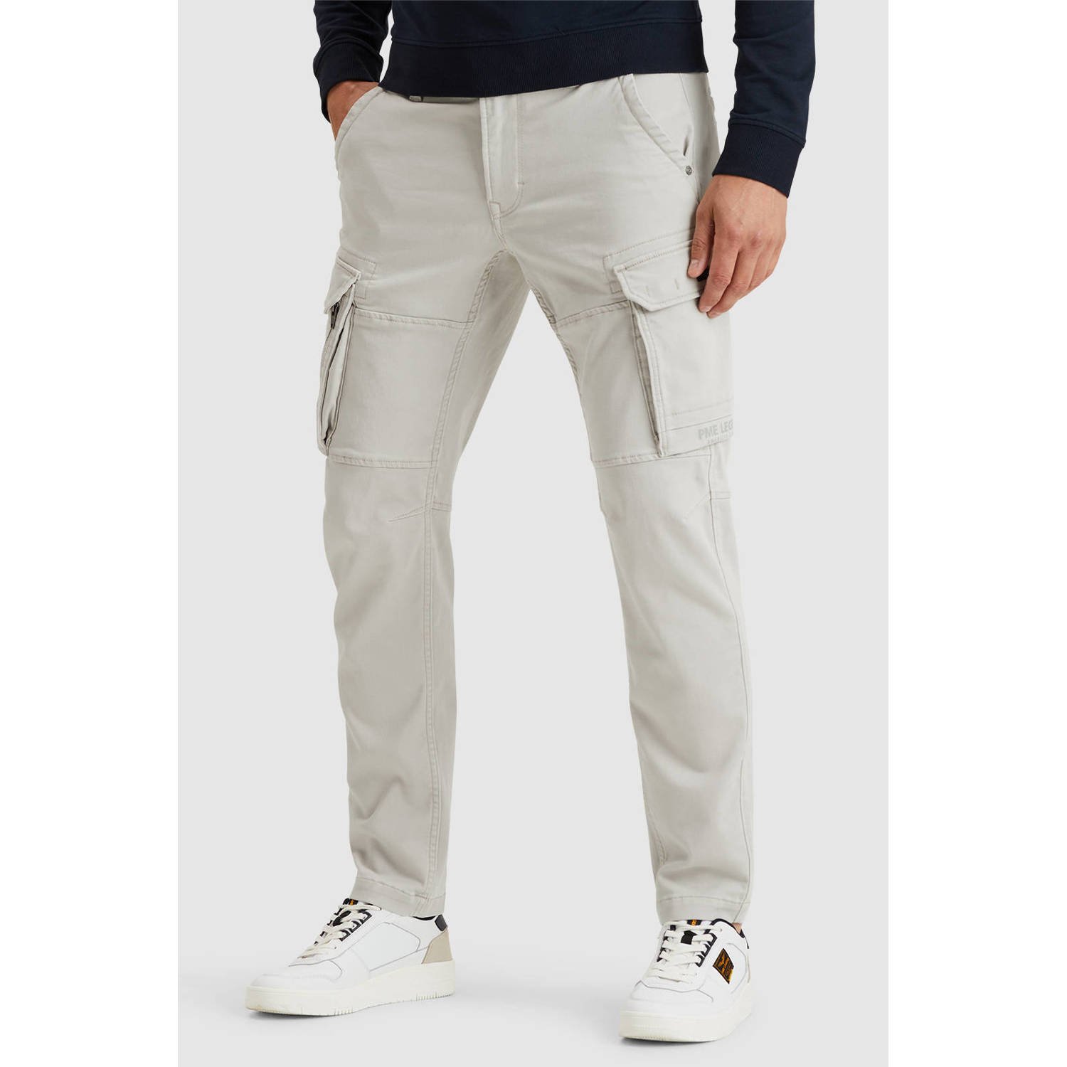 PME LEGEND Heren Broeken Expedizor Cargo Colored Sweat Beige