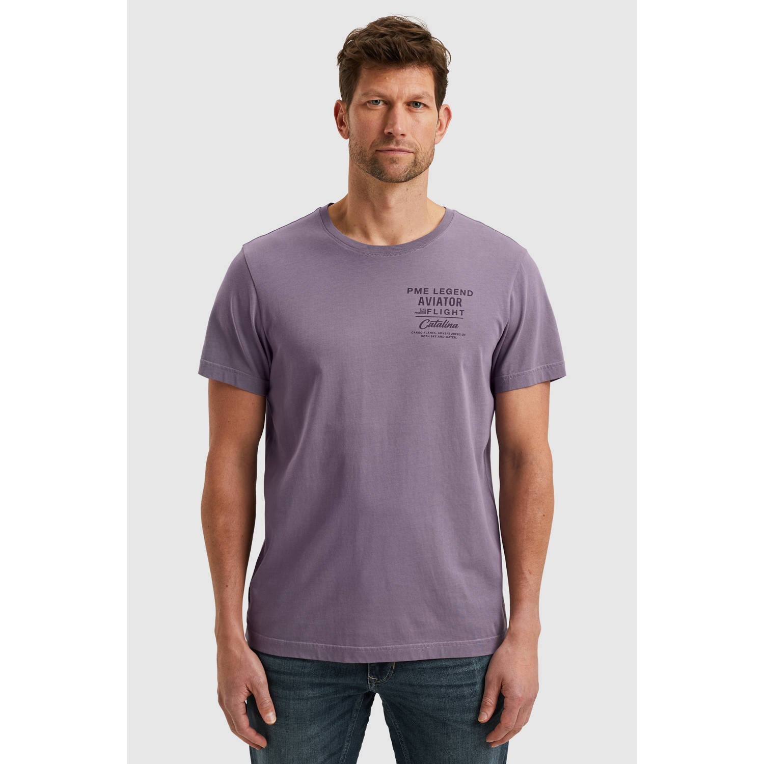 PME LEGEND T-shirt met backprint