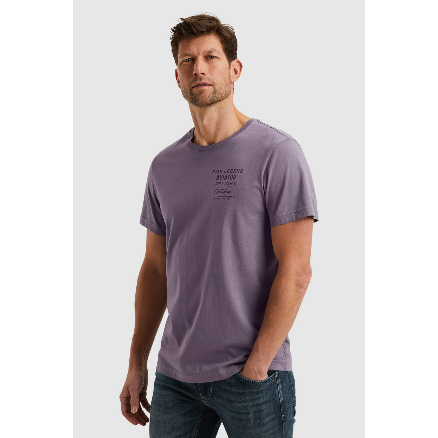 PME Legend T-shirt paars