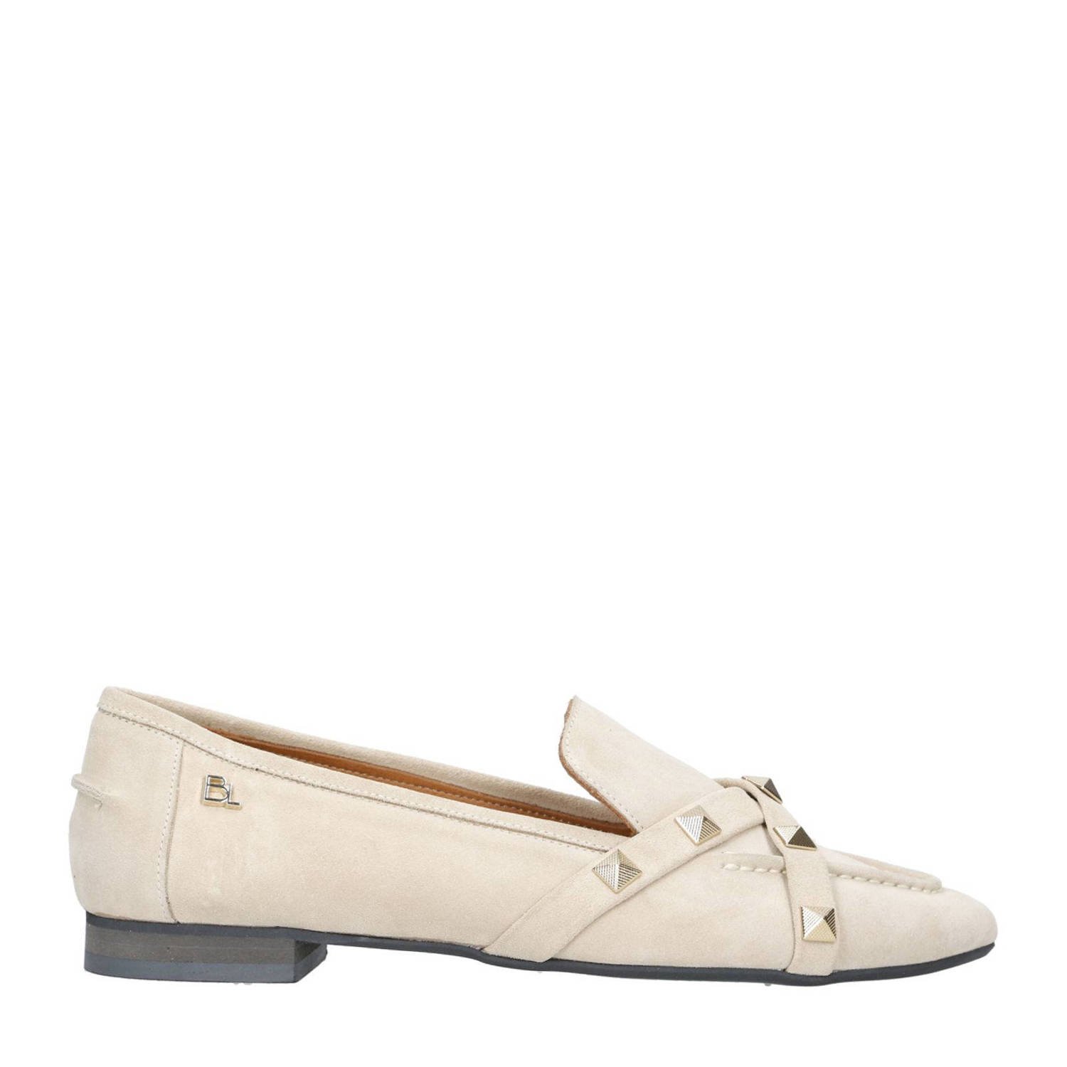 Babouche Josie-2 suède loafers ecru