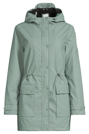 regenjas met capuchon groen