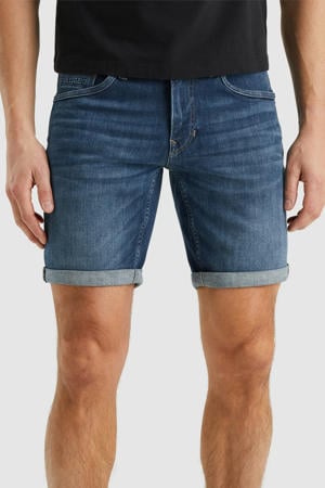 regular denim short Nightflight blauw