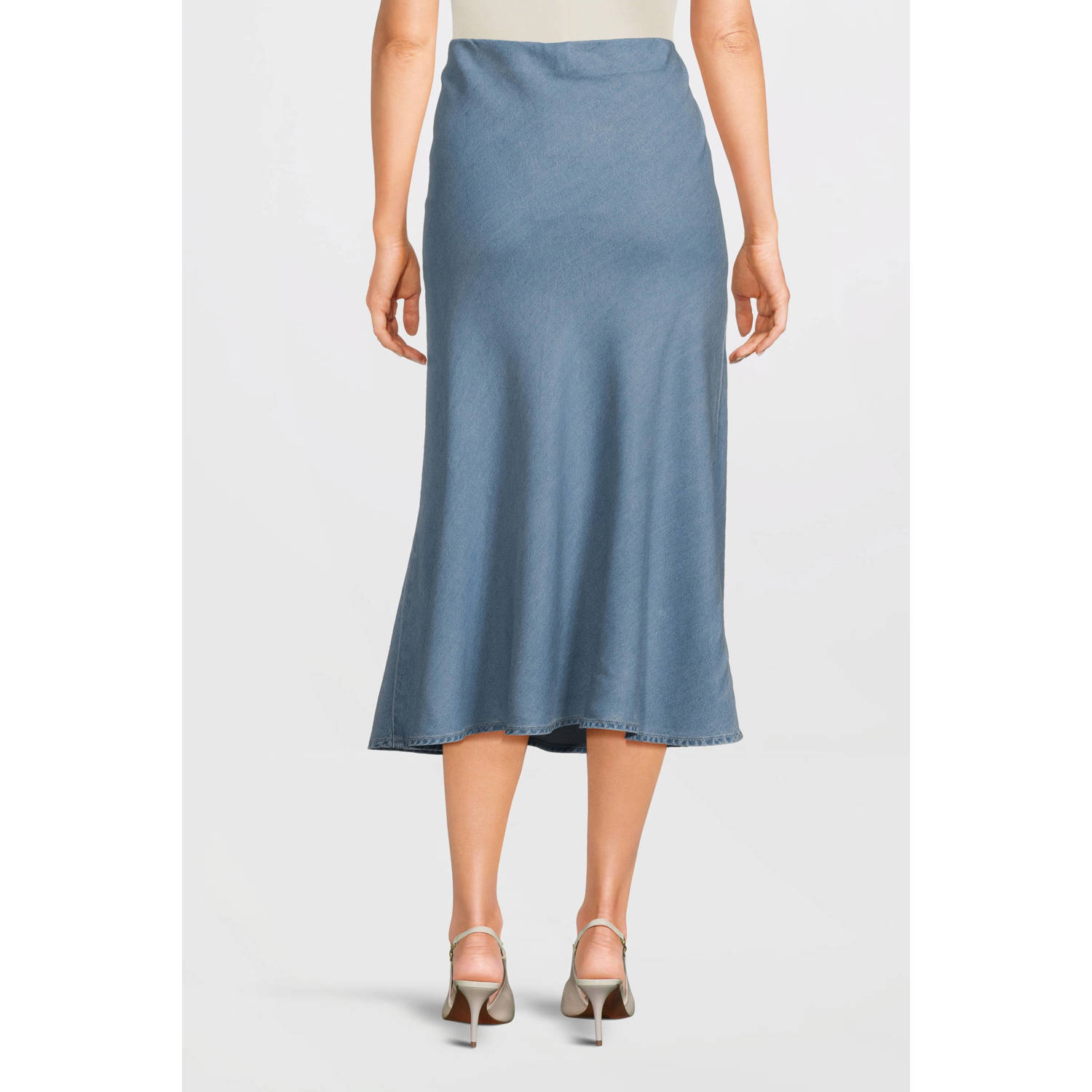 Beaumont spijkerrok light blue denim