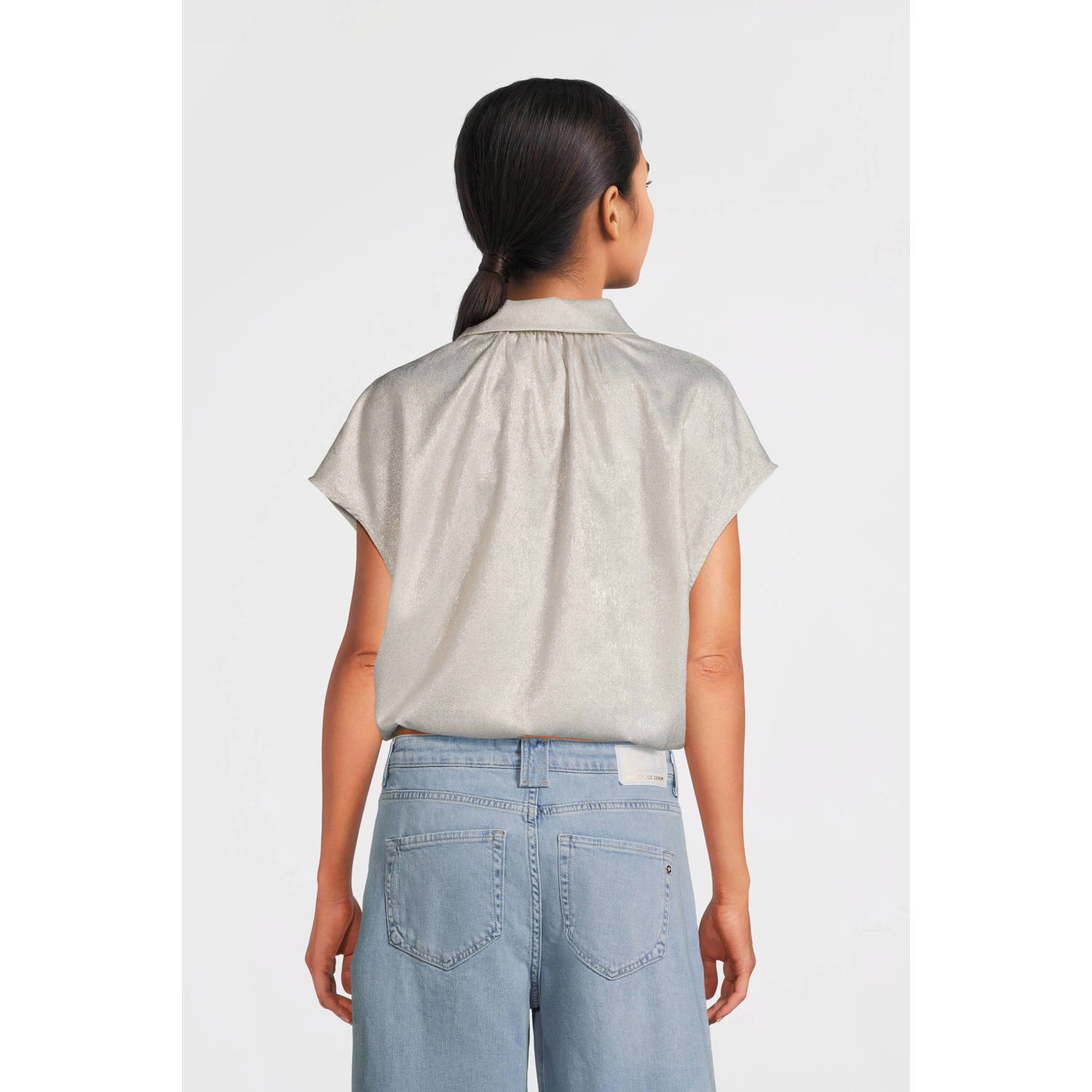 Beaumont blouse zilver