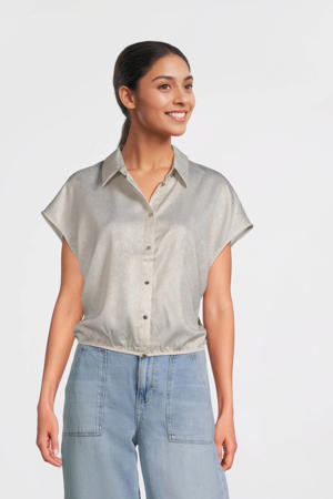 blouse zilver