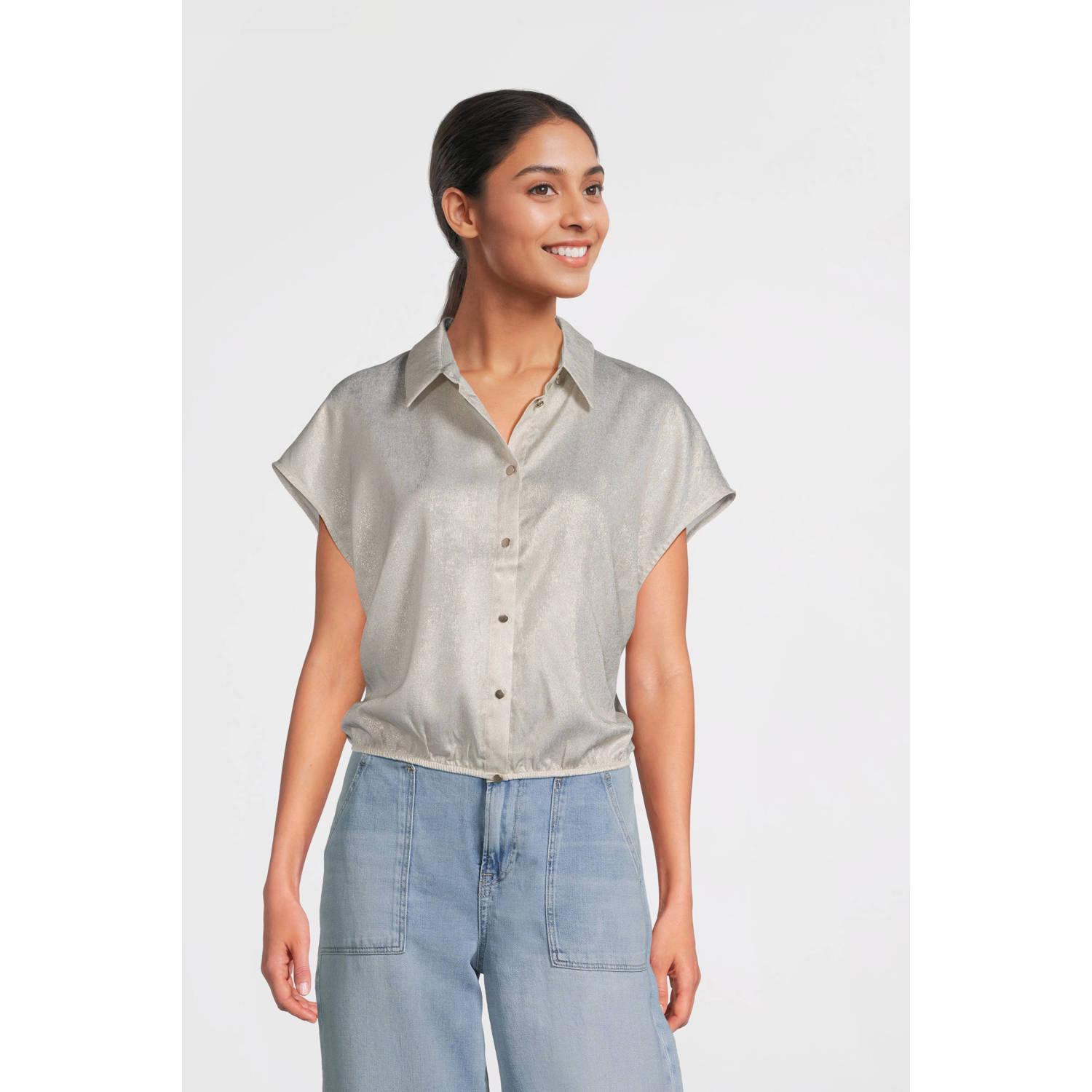 Beaumont blouse zilver