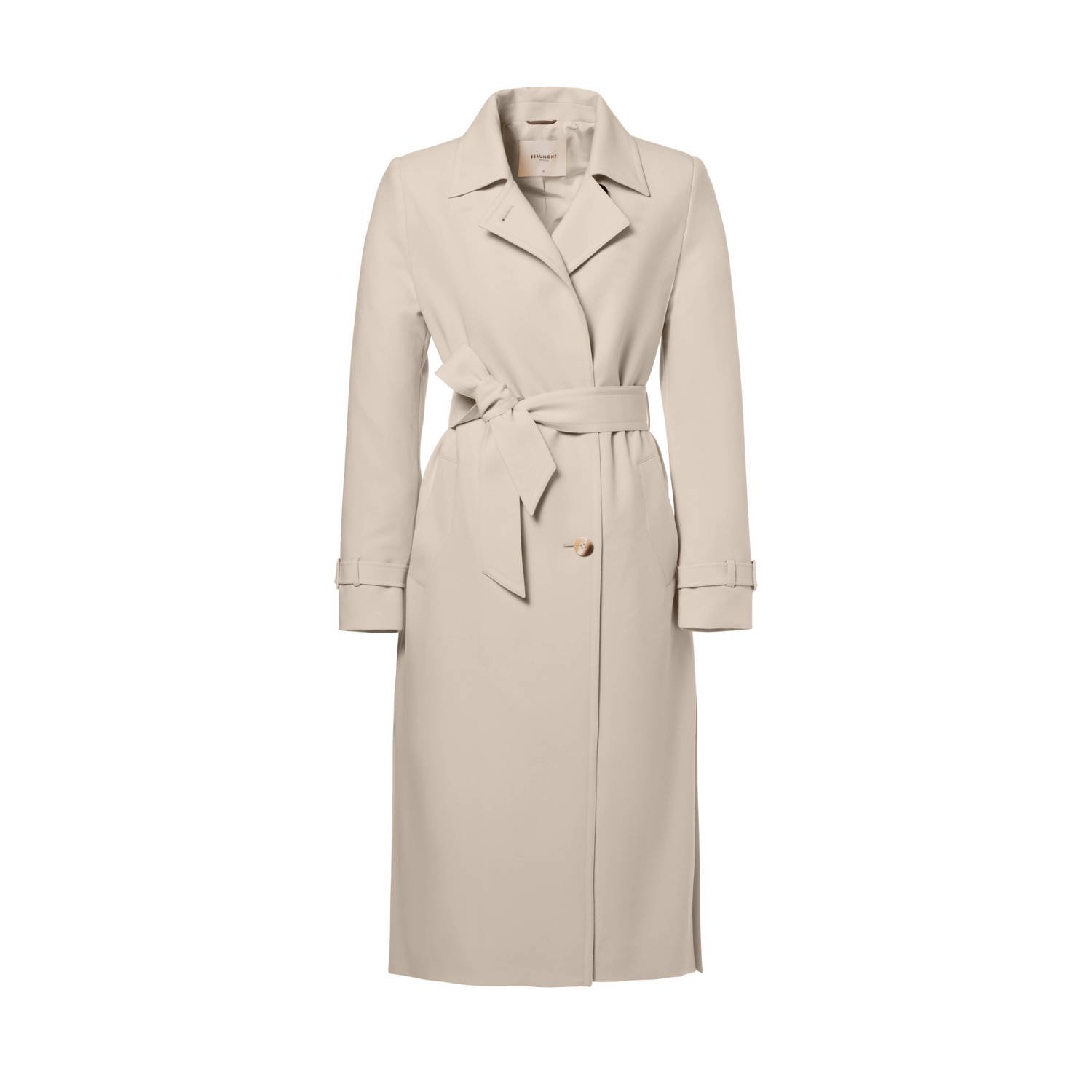 Beaumont Trenchcoat in Zandkleur Beige Dames