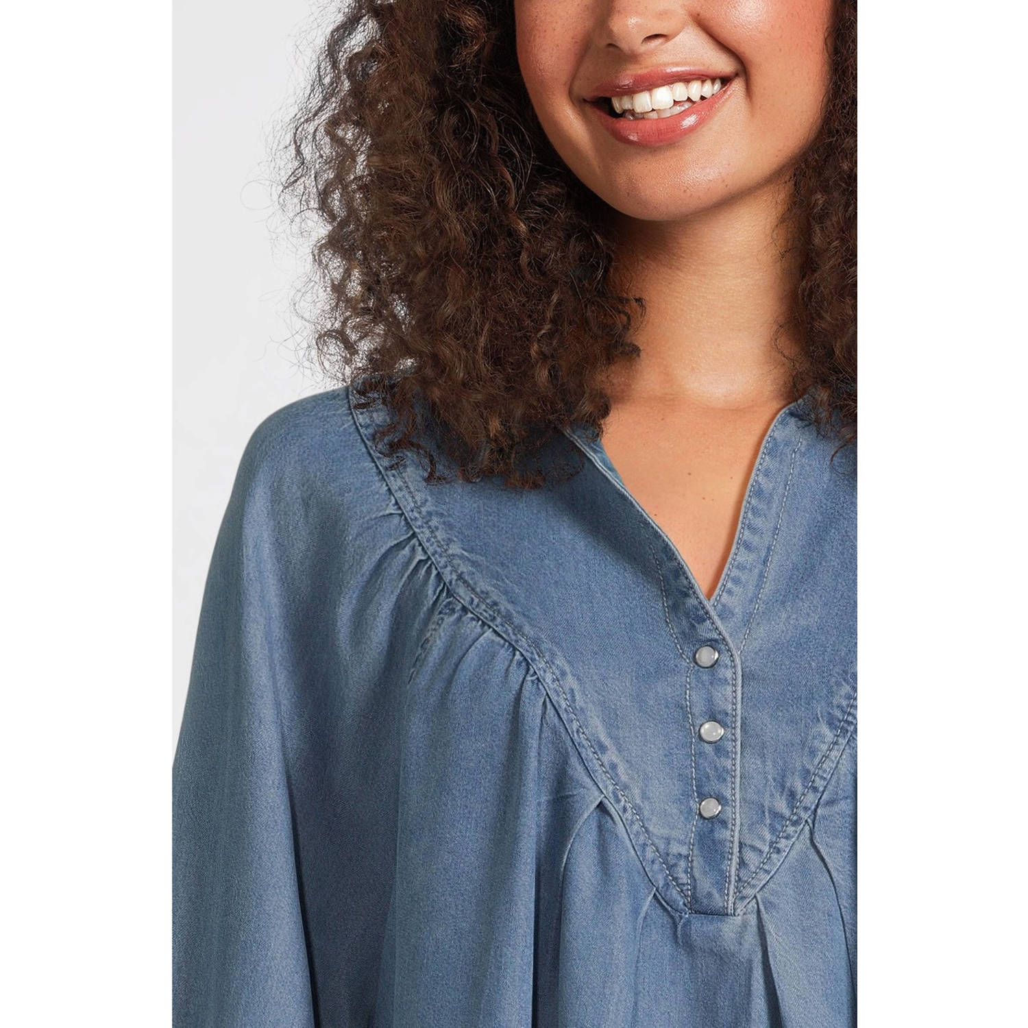 Beaumont spijkerjurk light blue denim