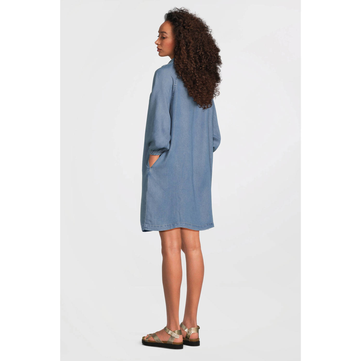 Beaumont spijkerjurk light blue denim