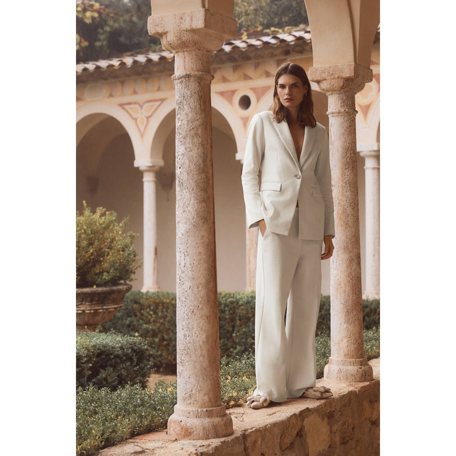 Beaumont regular blazer beige