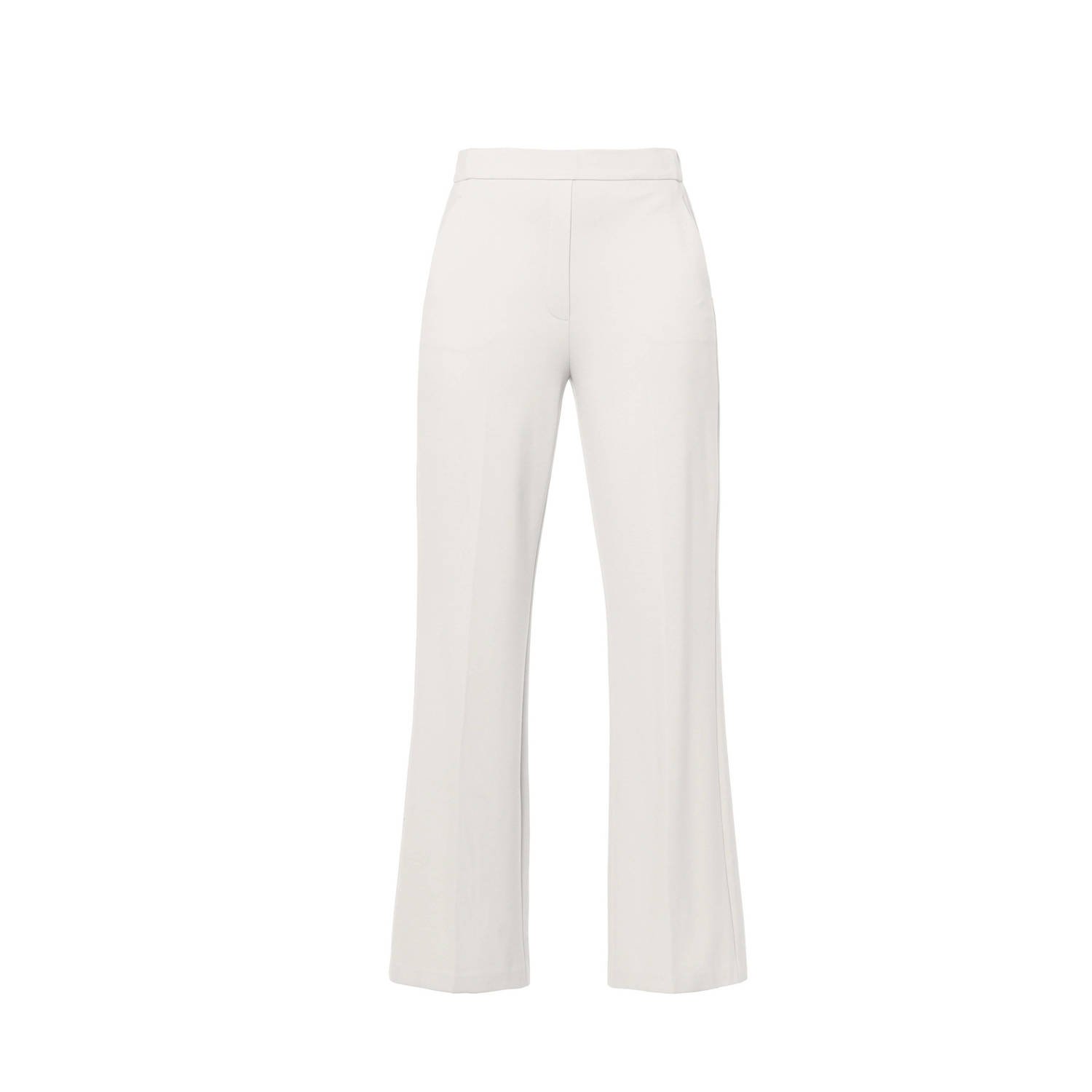 Beaumont straight regular waist pantalon zand