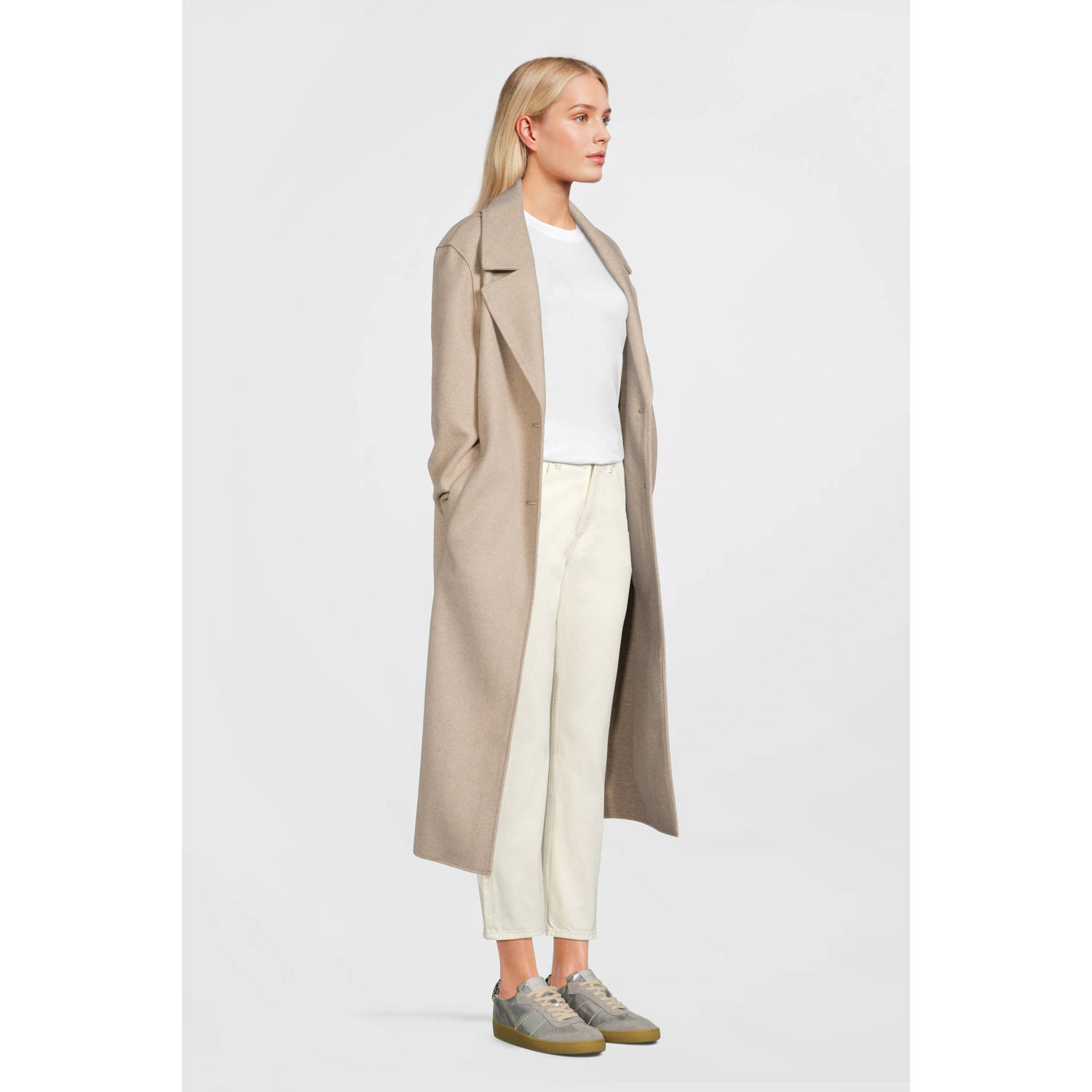 Beaumont manteljas beige