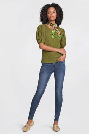 skinny jeans blauw