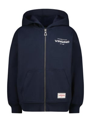 sweatvest donkerblauw