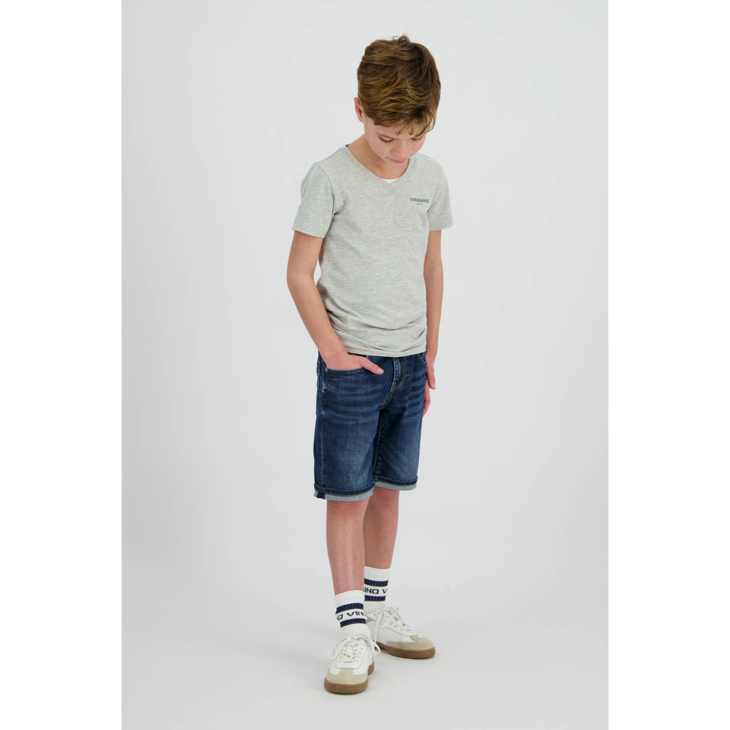 Vingino T-shirt grijs melange