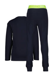 thumbnail: Vingino   pyjama donkerblauw/neongeel