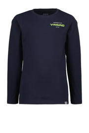 thumbnail: Vingino   pyjama donkerblauw/neongeel