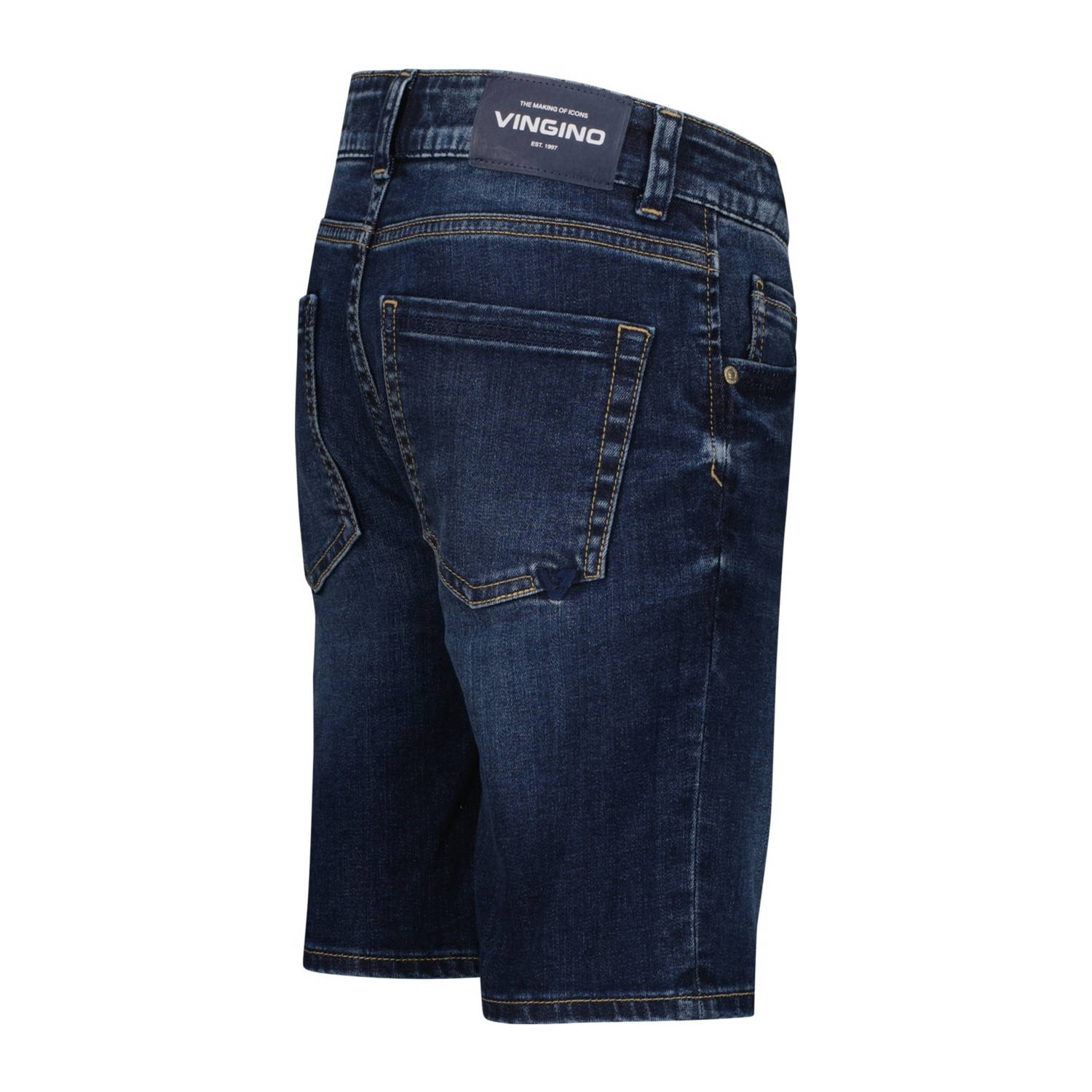 Vingino denim regular denim short medium blue denim