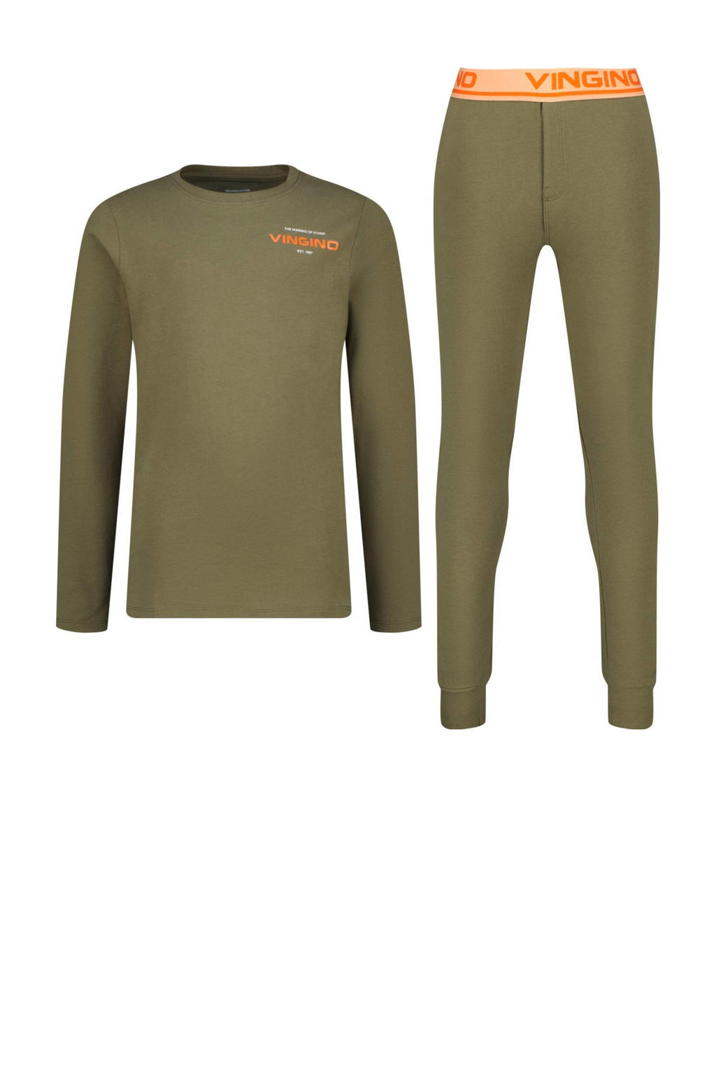 Vingino pyjama Wose armygroen