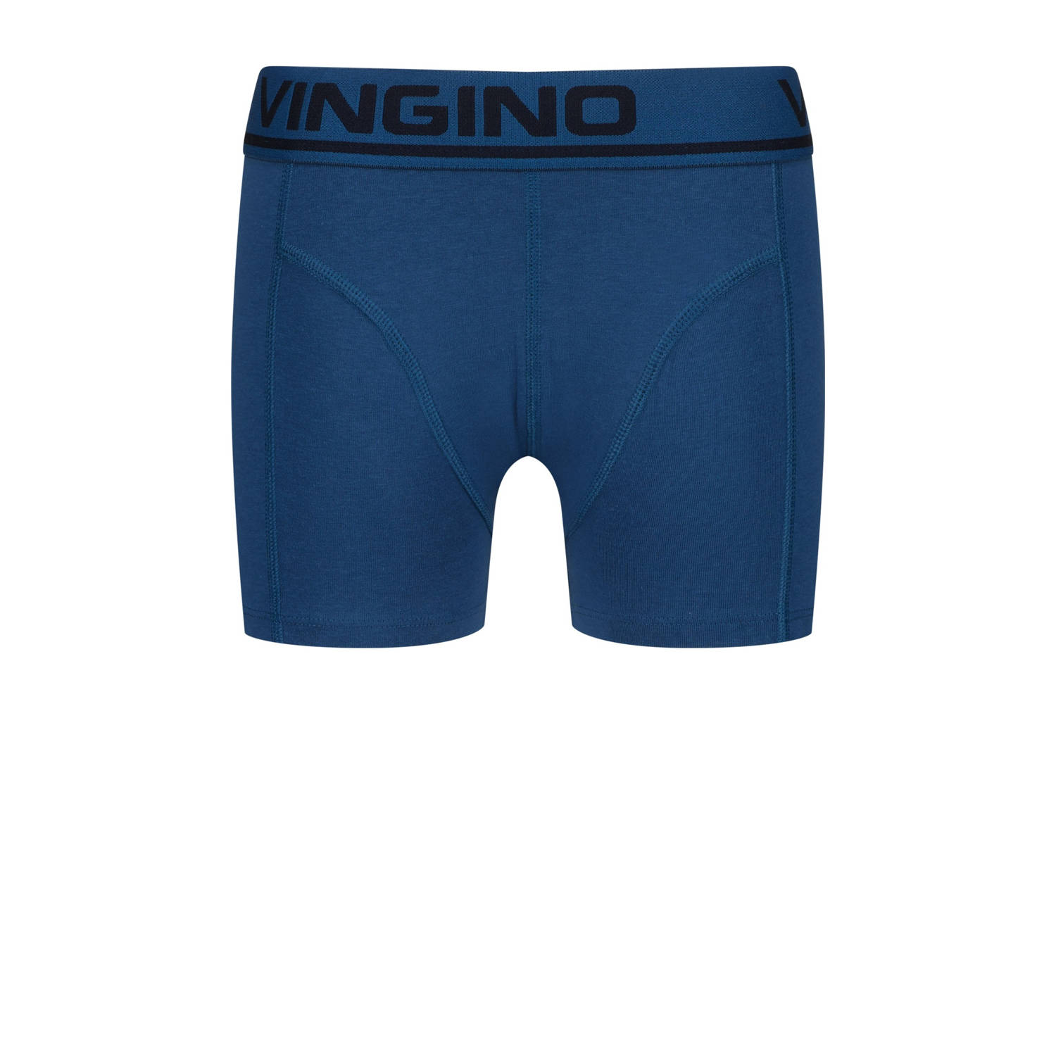 Vingino boxershort set van 5 blauw grijs zwart
