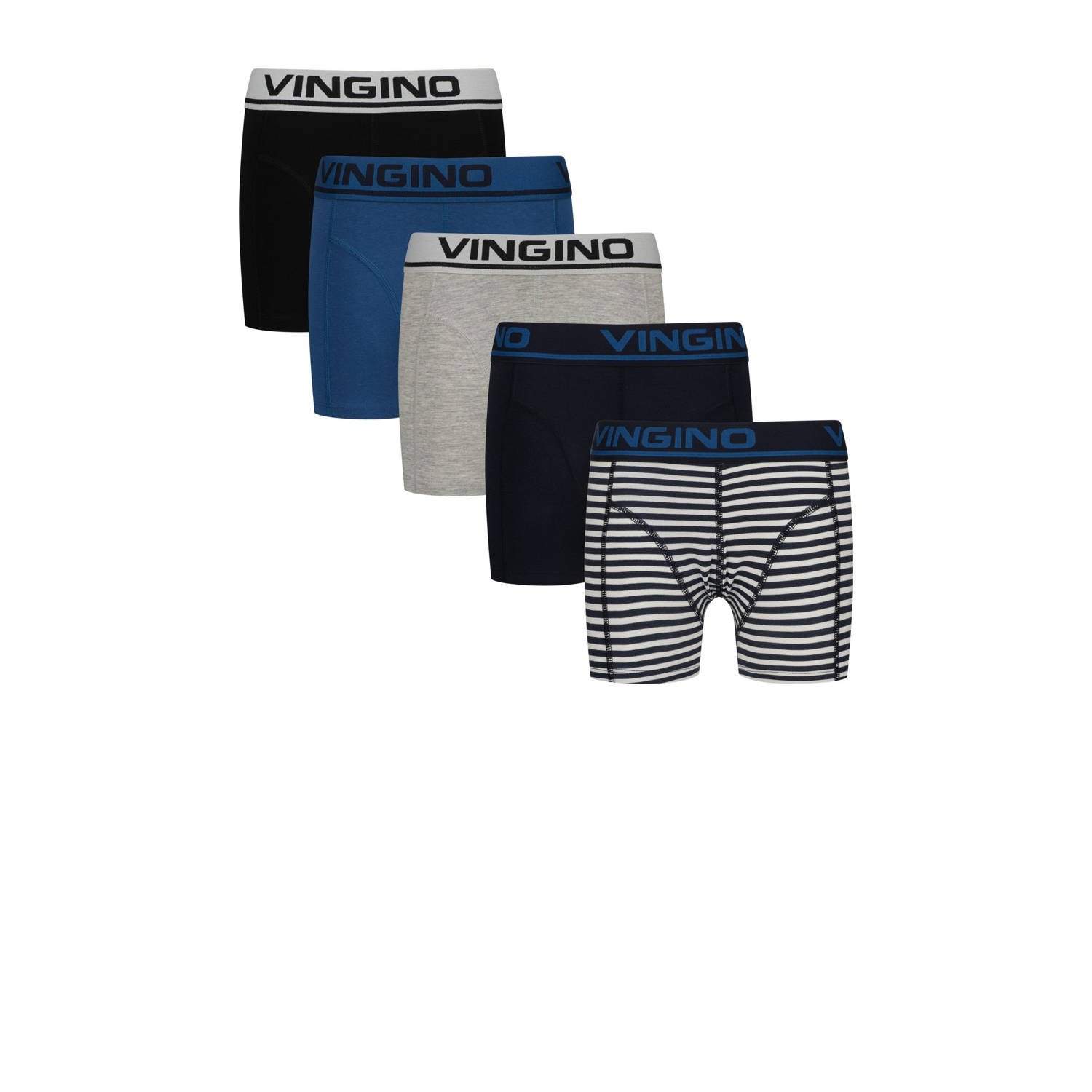 VINGINO Jongens Ondergoed & Nachtkleding Boys Boxer 5pack Donkerblauw