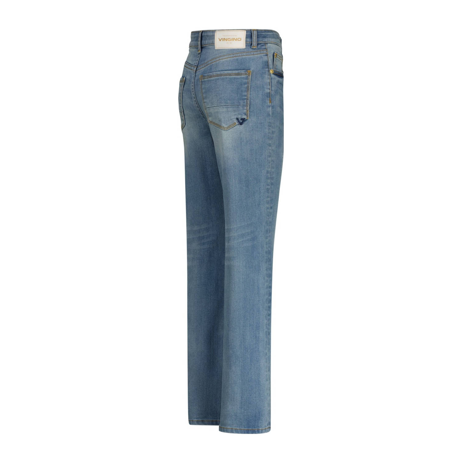 Vingino straight fit jeans medium blue denim