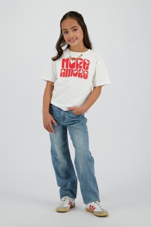 straight fit jeans medium blue denim